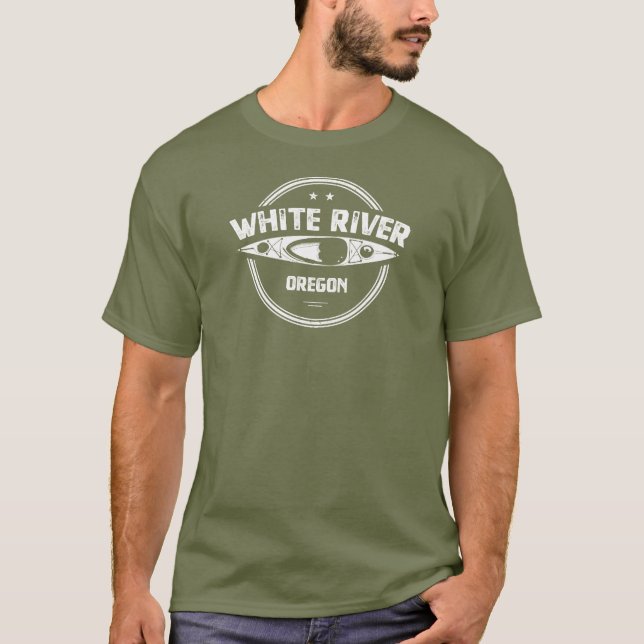 White River Oregon Kayak T-Shirt (Vorderseite)