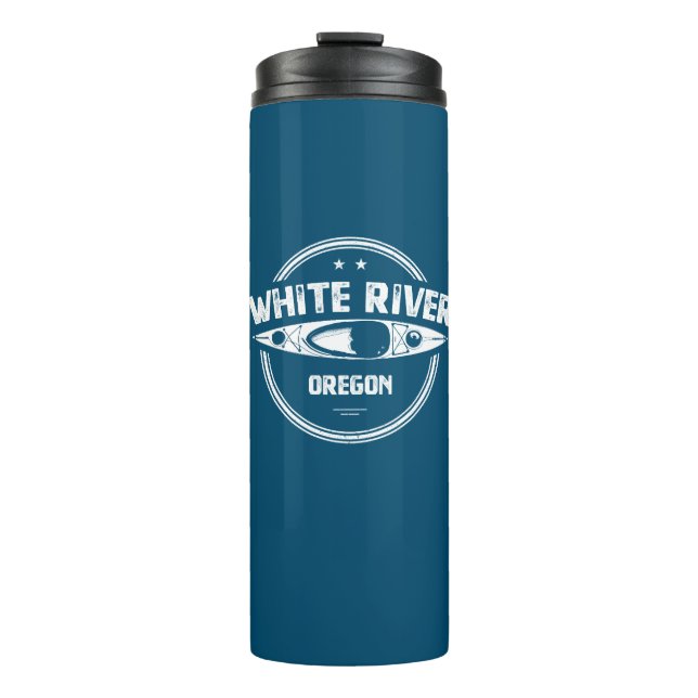 White River Oregon Kayak Thermosbecher (Vorderseite)