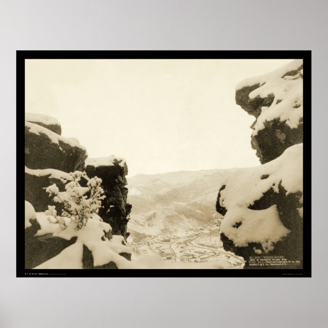 White Rocks Deadwood SD 1887 Poster (Vorne)