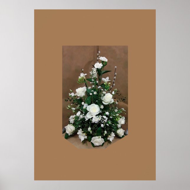 White Rosas Poster (Vorne)