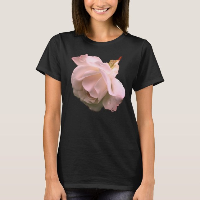 White Rose Blume T-Shirt (Vorderseite)