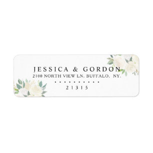 White Rose Bouquet Elegante Hochzeit