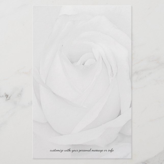 White Rose Briefpapier (Vorderseite)