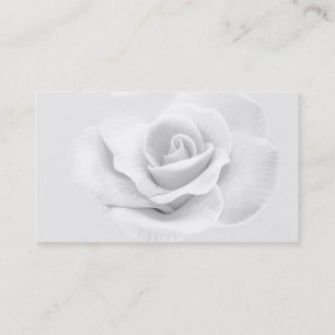 White Rose Business Card Visitenkarte