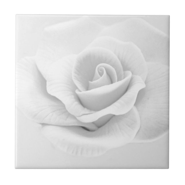 White Rose Fliese (Vorderseite)