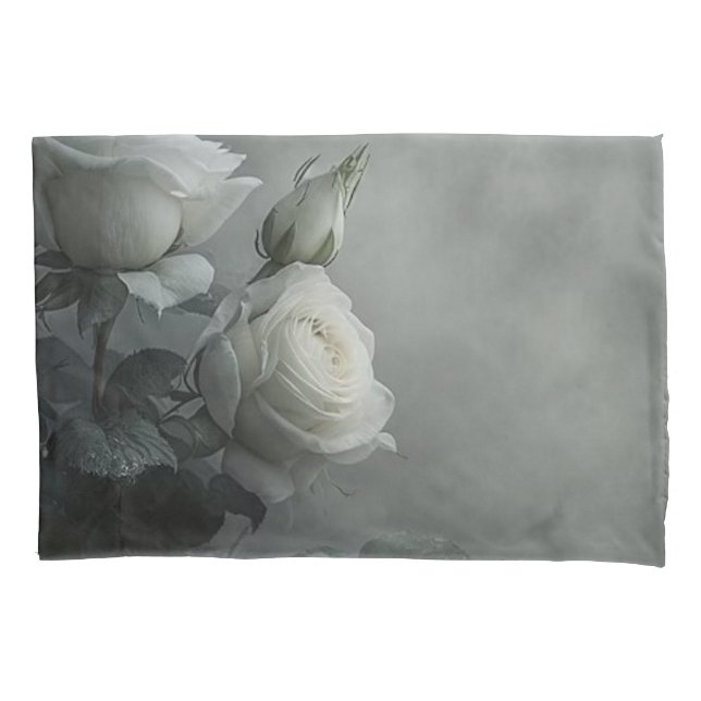 White Rose Kissenbezug (Vorderseite)
