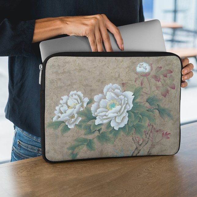 White Rose Laptopschutzhülle (Von Creator hochgeladen)