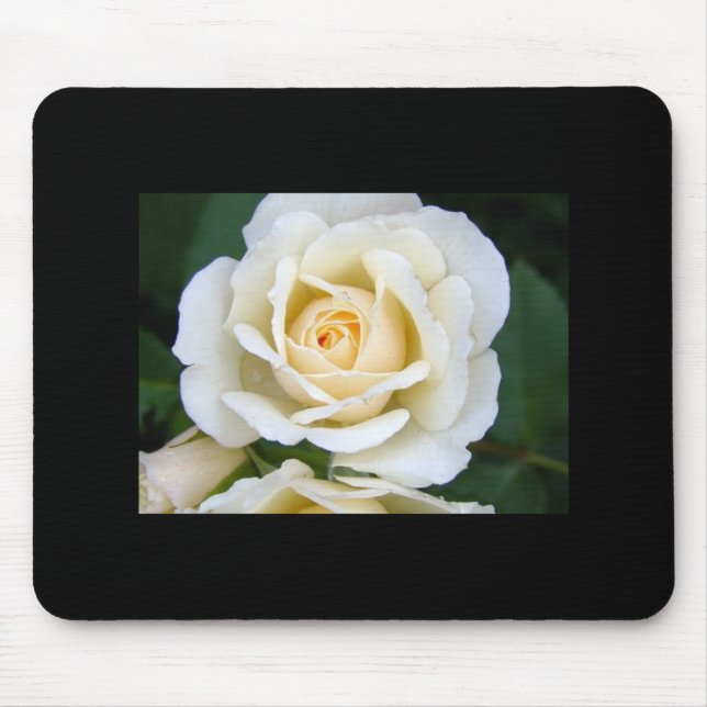 White Rose Mousepad (Vorne)