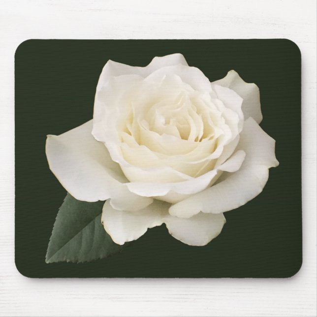 White Rose Mousepad (Vorne)