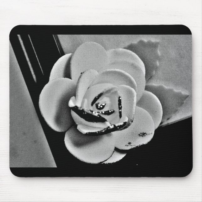 White Rose Mousepad (Vorne)
