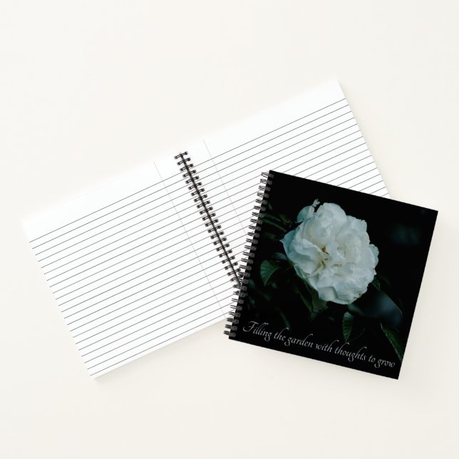 White Rose Notizbuch (Innenseite)