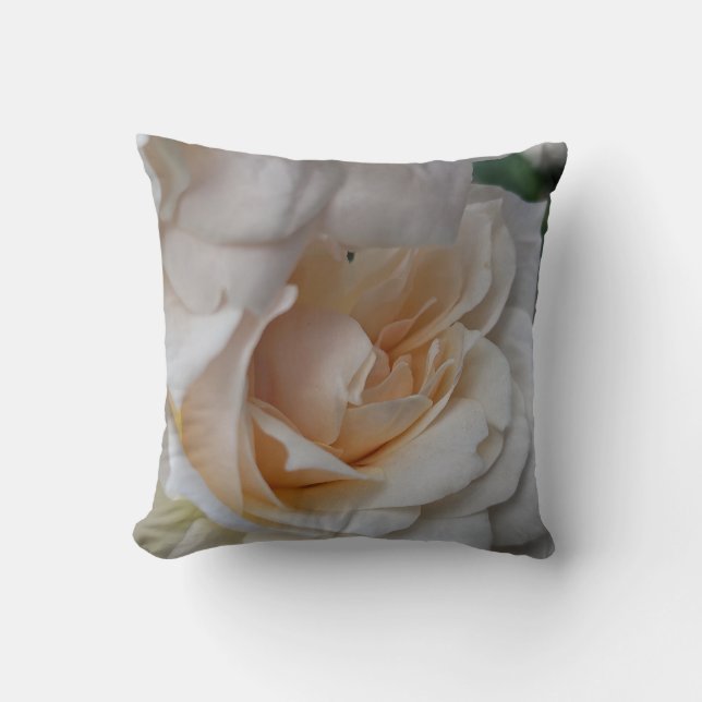 White Rose Pillow Kissen (Vorderseite)