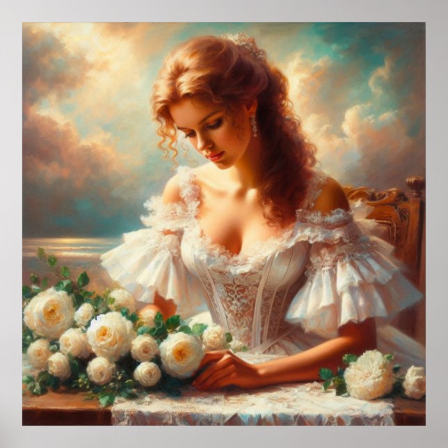 White Rose Poster (Vorne)