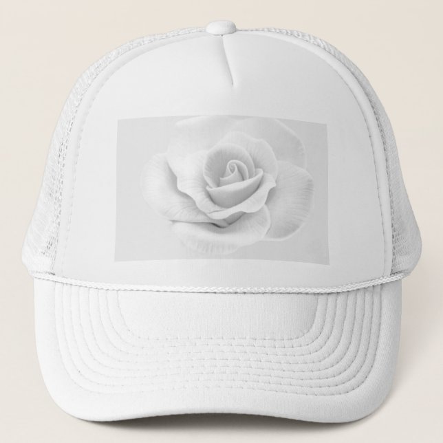 White Rose Truckerkappe (Vorderseite)