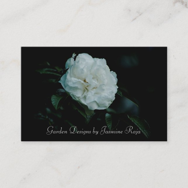 White Rose Visitenkarte (Vorderseite)