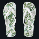 White Rose Wedding Floral Classic Flip Flops<br><div class="desc">Die schöne und klassische weiße Hochzeitskollektion ist perfekt für eine elegante,  einfache und traditionelle weiße Hochzeit. Ideal für eine Hochzeit zu jeder Jahreszeit!</div>