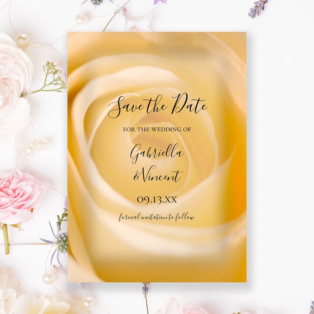 White Rose Wedding Speichern Sie die Ankündigung (Von Creator hochgeladen)