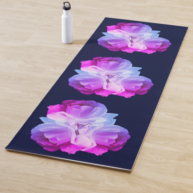 White Roses Blume Art Bouquet Yogamatte (Beispiel)