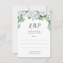 White Roses Greenerage Foliage Wedding