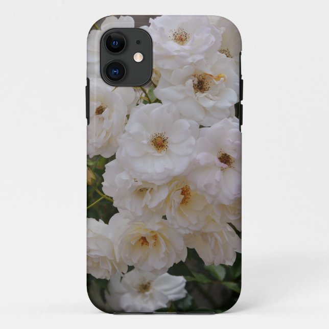 White Roses in Bloom Phone Case (Rückseite)