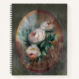 White Roses Notizbuch
