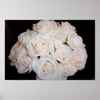 White Roses Poster