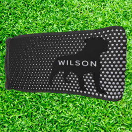 WHITE Rottweiler PUTTER Golf Headcover