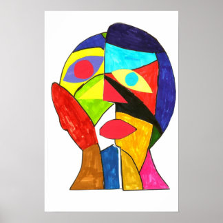 White - Sam Hoover Kinderposter Poster