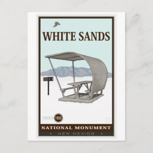 White Sands National Monument 4 Postkarte