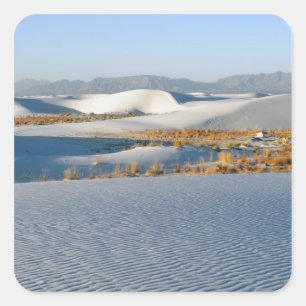 White Sands National Monument, Transversaldünen Quadratischer Aufkleber