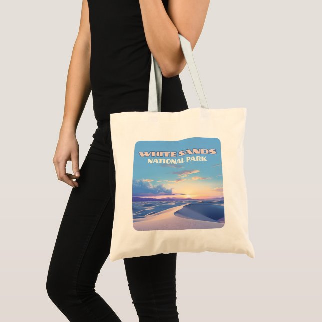 White Sands National Park Sunset Dunes New Mexico Tragetasche (Vorderseite (Produkt))
