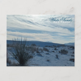 White Sands New Mexico Wüste Südwest Sand Dunes Postkarte