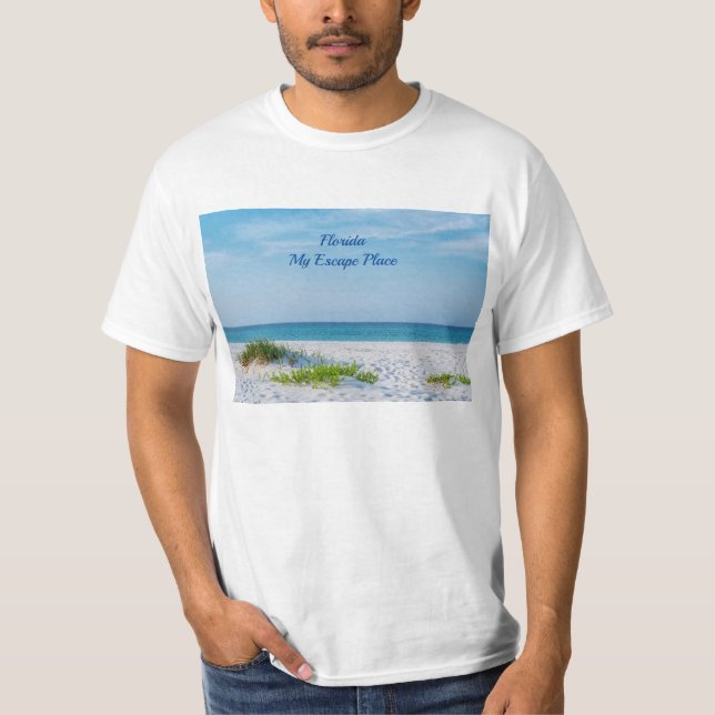 White Sandy Beach Florida T - Shirt (Vorderseite)