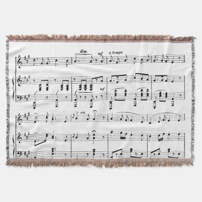 White Sheet Music Decke (Vorderseite)