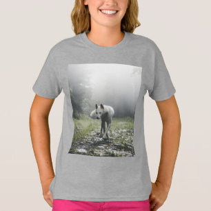 White Siberian Husky T - Shirt