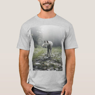 White Siberian Husky T - Shirt