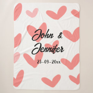 white simple minimal text style wedding red heart  sherpadecke