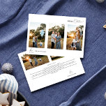 White Simple Modern Christmas Five Foto Collage Feiertagskarte<br><div class="desc">Die Einführung in unser White Simple Modern Christmas Five Foto Collage Holiday Card Design, in dem Einfachheit und Eleganz mit einer Touch Weihnachtscharme übereinstimmen. Unsere Kollektion bietet eine helle, weiße und schwarze Ästhetik, die Ihren Urlaub mit einem Gefühl von purer Eleganz verbindet und sie zu einer zeitgenössischen Wahl für diejenigen...</div>