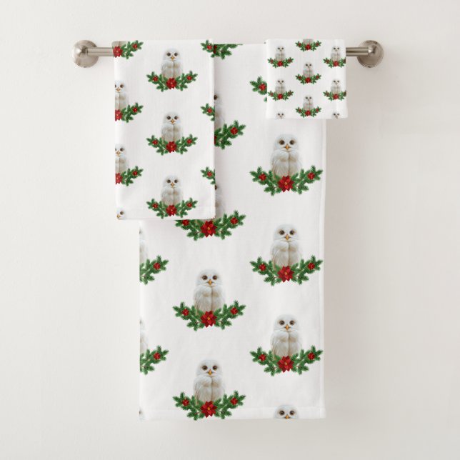 White Snow Christmas Owl (En situation)