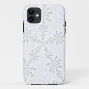 White Snowflake Fractal iPhone 5 Coque