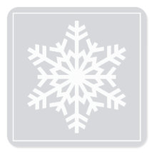 White Snowflake Noël Holiday Étiquettes cadeaux