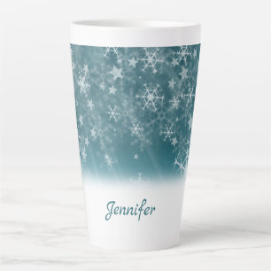 White Snowflakes Milchtasse