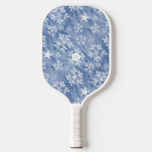 White Snowflakes Pickleball Schläger