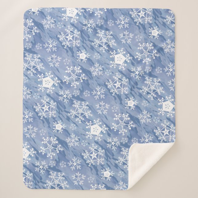 White Snowflakes Sherpadecke (Vorderseite)