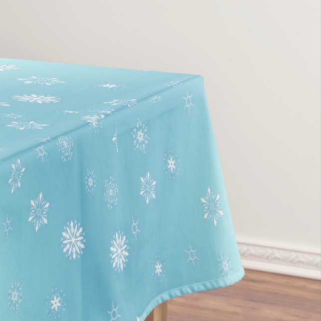 White Snowflakes Tischdecke (Beispiel)