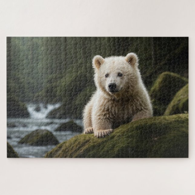 White Spirit Bear Cub Wildlife (Horizontal)