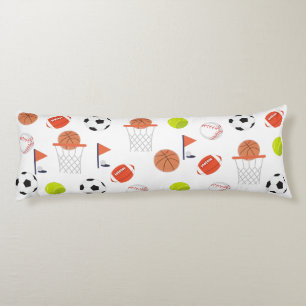 White Sports Balls Themenkollektion Kissen