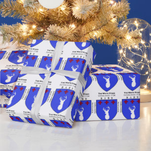 White Stags Babypackpapier Geschenkpapier