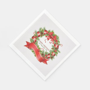 White Standard Luncheon Napkin/Kraut Serviette
