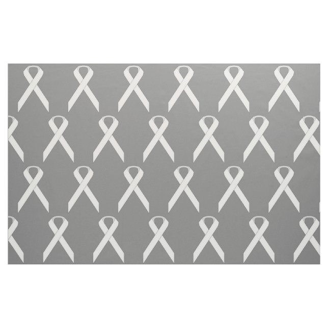 White Standard Ribbon Stoff (Fat Quarter (45,7 x 55,9 cm))